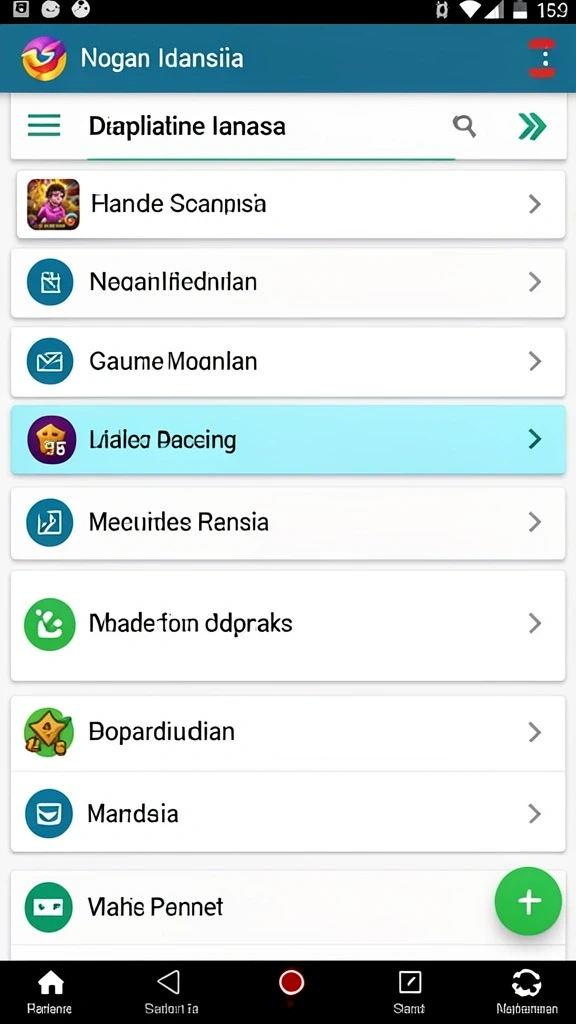 Tampilan antarmuka pengguna yang menarik dan intuitif.