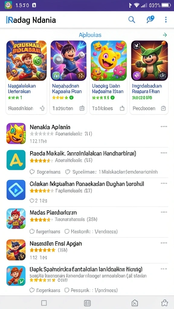 Fitur leaderboard untuk bersaing dengan teman.