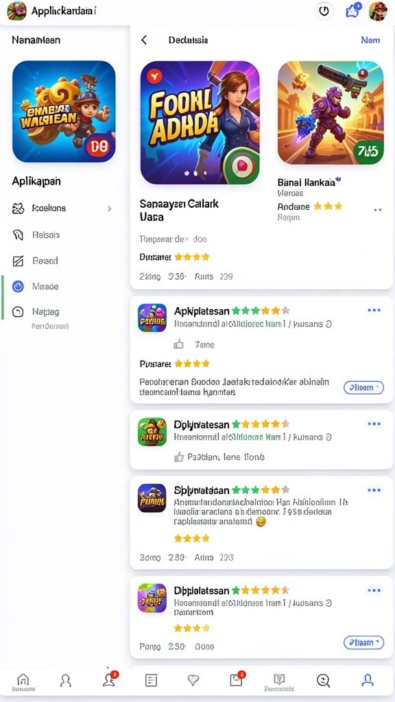 Screenshot kedua menunjukkan peta dunia yang luas.
