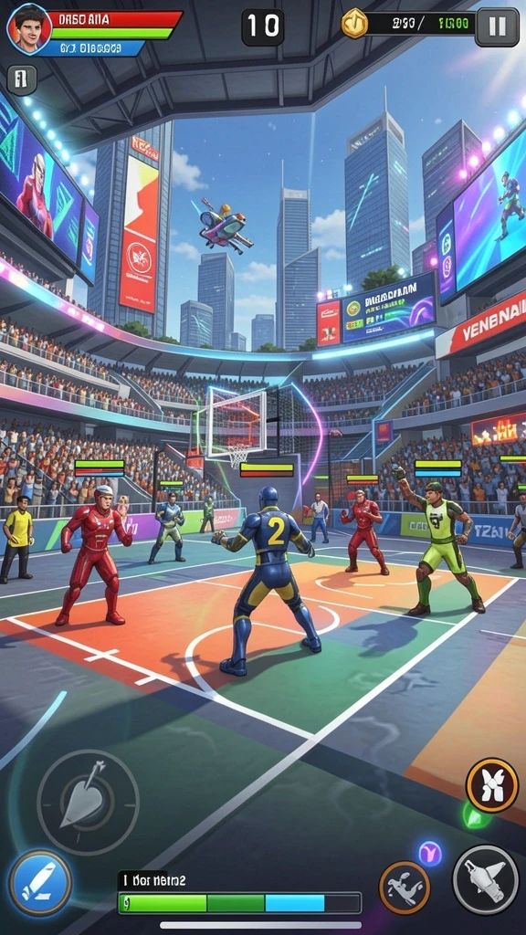 Screen capture dari mode multiplayer yang seru.