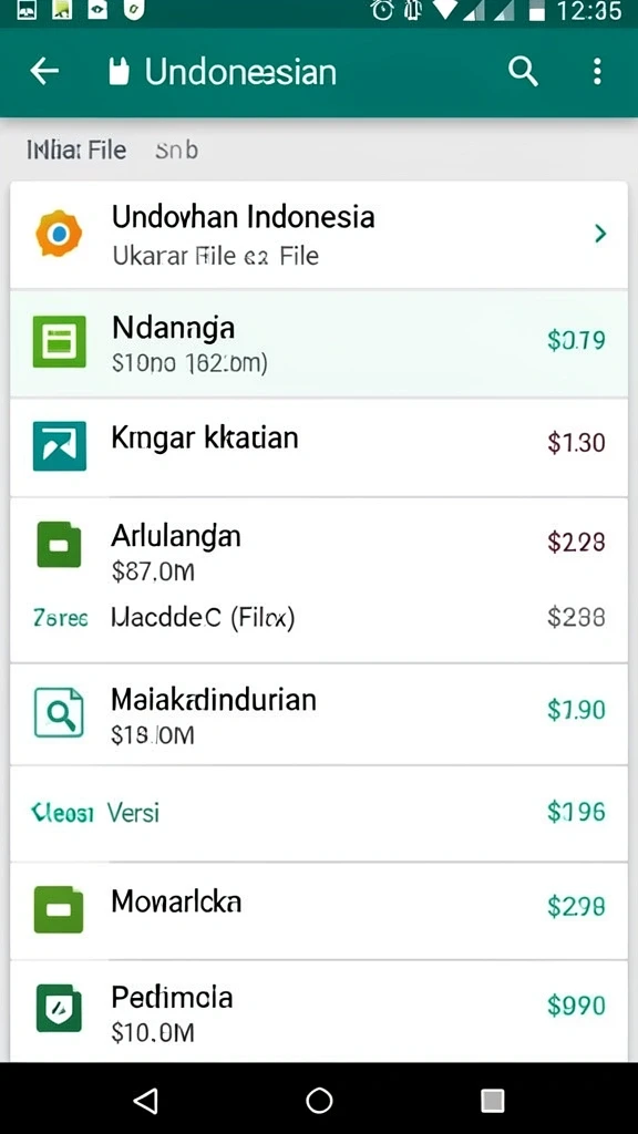 Tampilan antarmuka yang intuitif dan user-friendly.