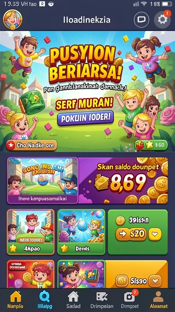 Tampilan antarmuka yang user-friendly.