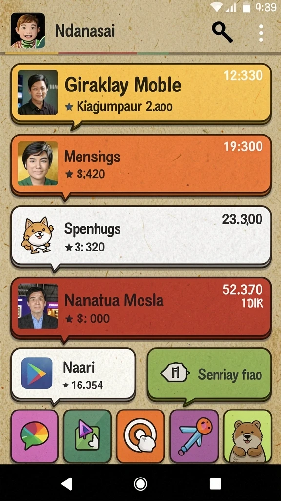 Tampilan antarmuka yang sederhana dan menarik.