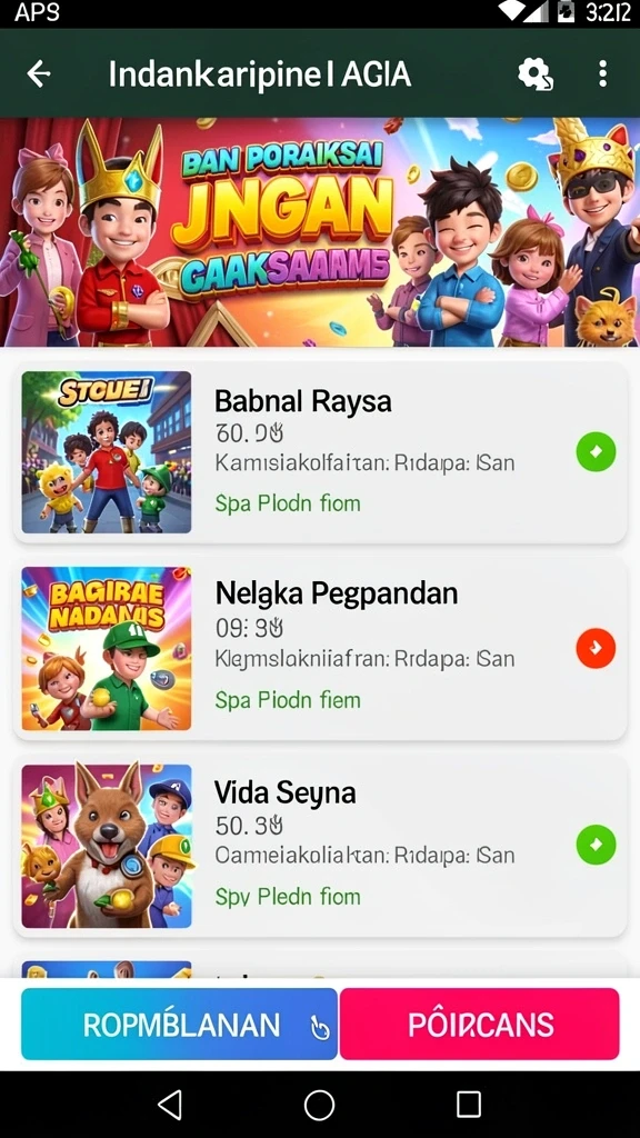 Beragam pilihan permainan untuk semua jenis pemain.