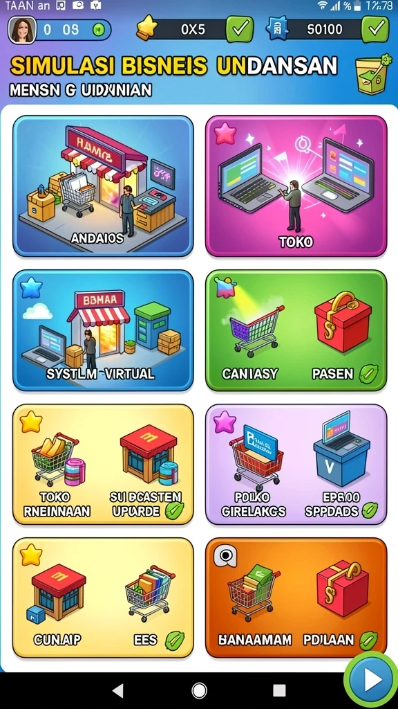 Level yang menantang dengan desain grafis memukau.