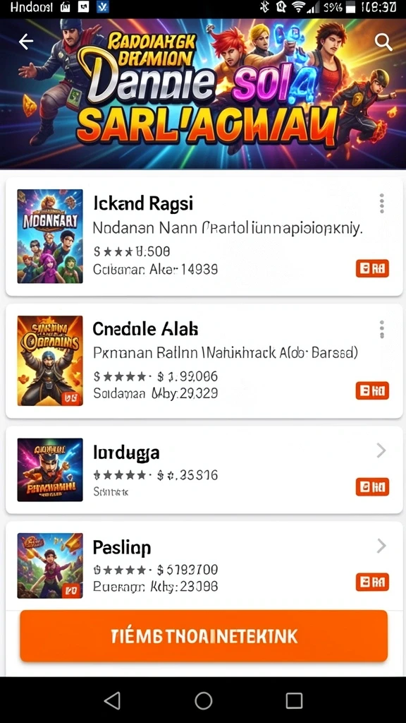 Tampilan antarmuka yang menarik dan mudah digunakan.