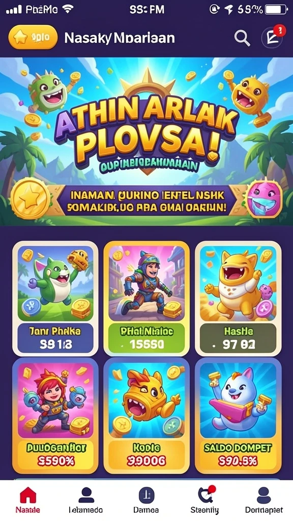 Fitur promosi menarik untuk setiap pemain baru.