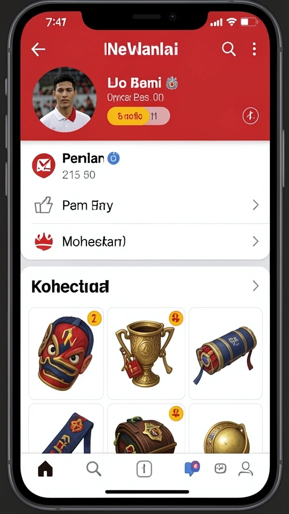 Screenshot menampilkan karakter hero unik dan menarik.