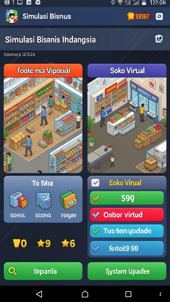 Antarmuka permainan yang intuitif dan user-friendly.