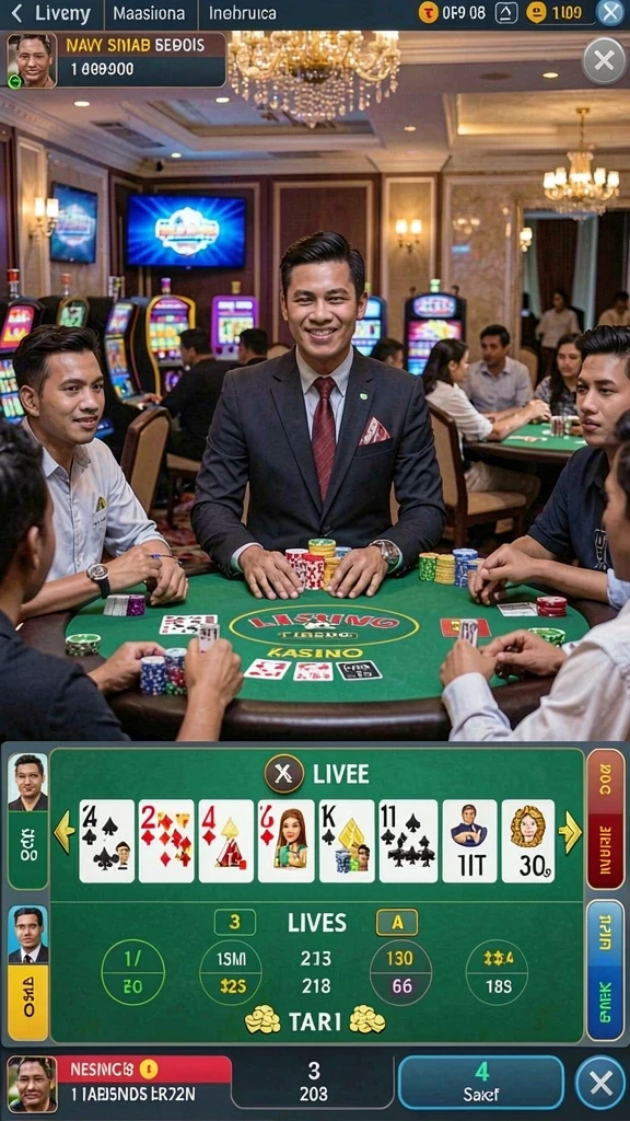 Menu navigasi yang intuitif dan mudah digunakan.
