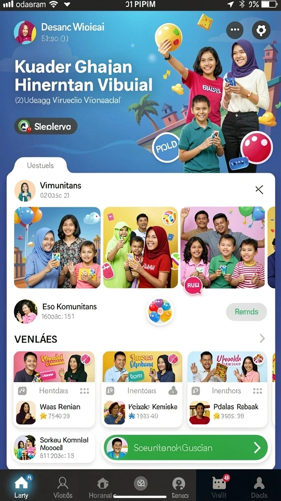 Screenshot menunjukkan trek balap yang menantang.
