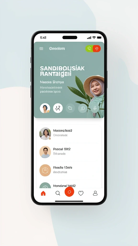 Tampilan antarmuka yang mudah dinavigasi.