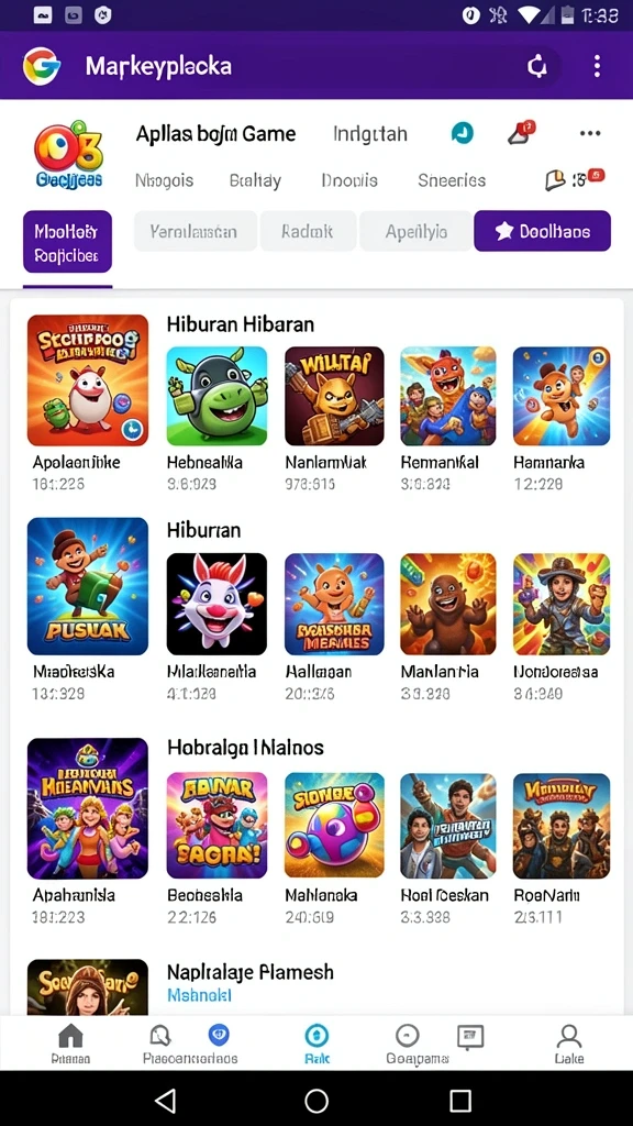 Tampilan antarmuka yang intuitif dan menarik.