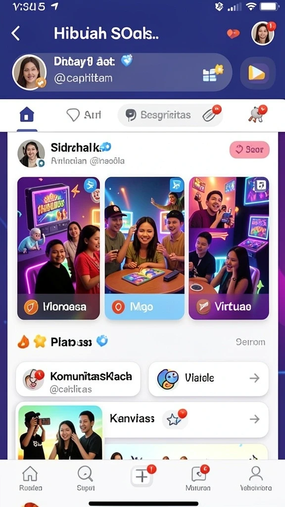 Tampilan menarik dari permainan slot yang tersedia.