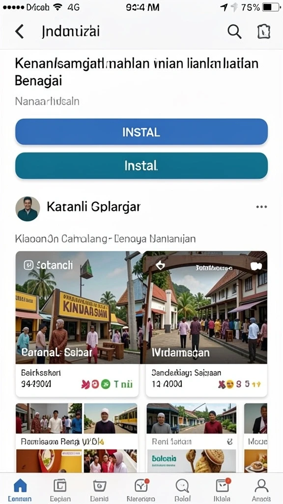 Desain grafis yang memukau dan modern.