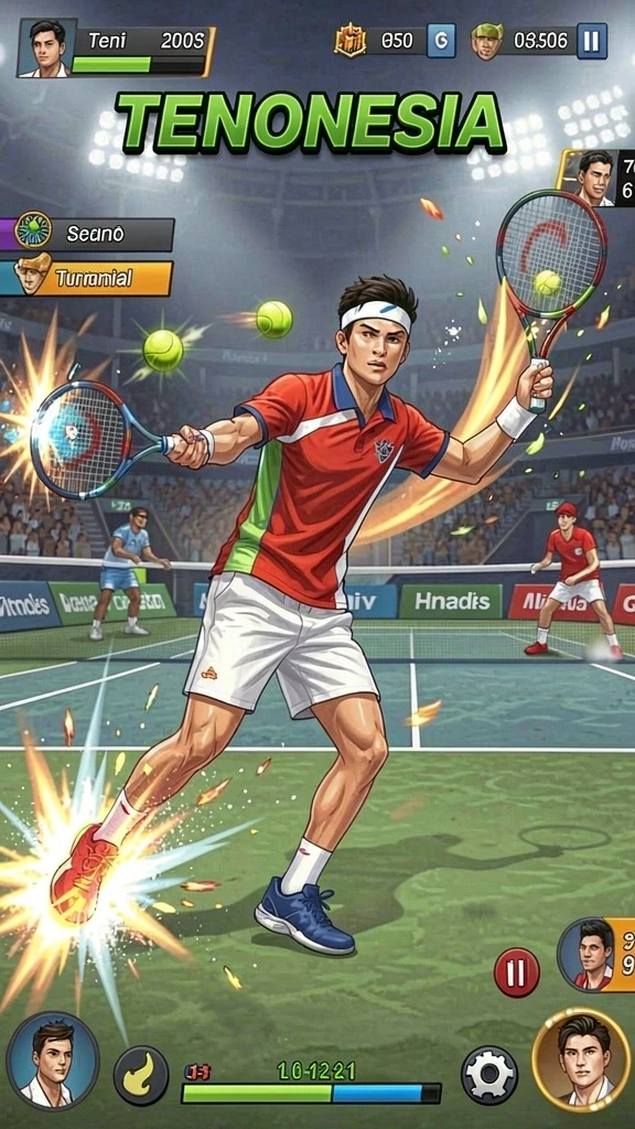Screenshot memperlihatkan mode multiplayer saat pemain bersaing.