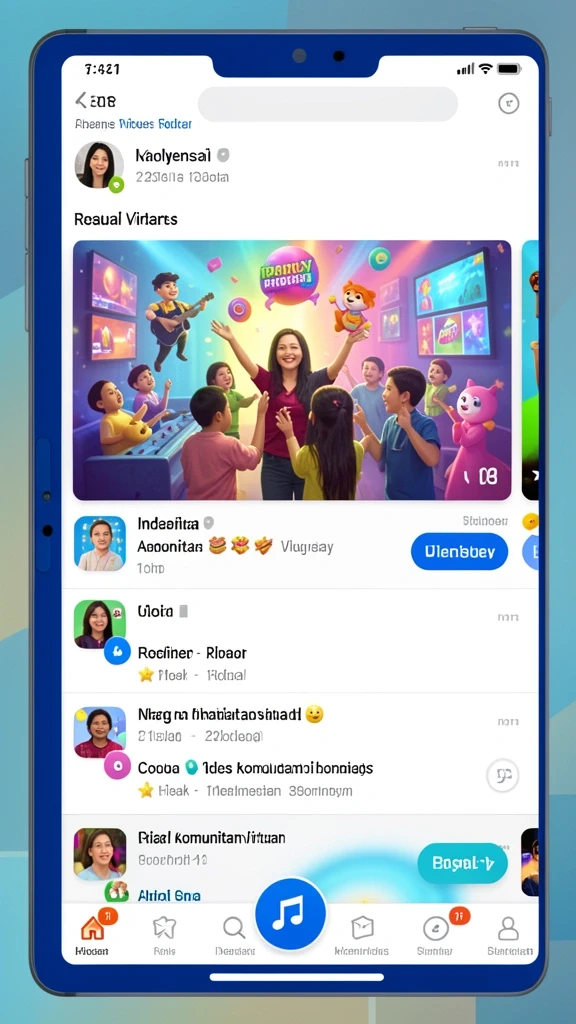 Gambaran grafis yang menawan dari dunia RSNGAME.