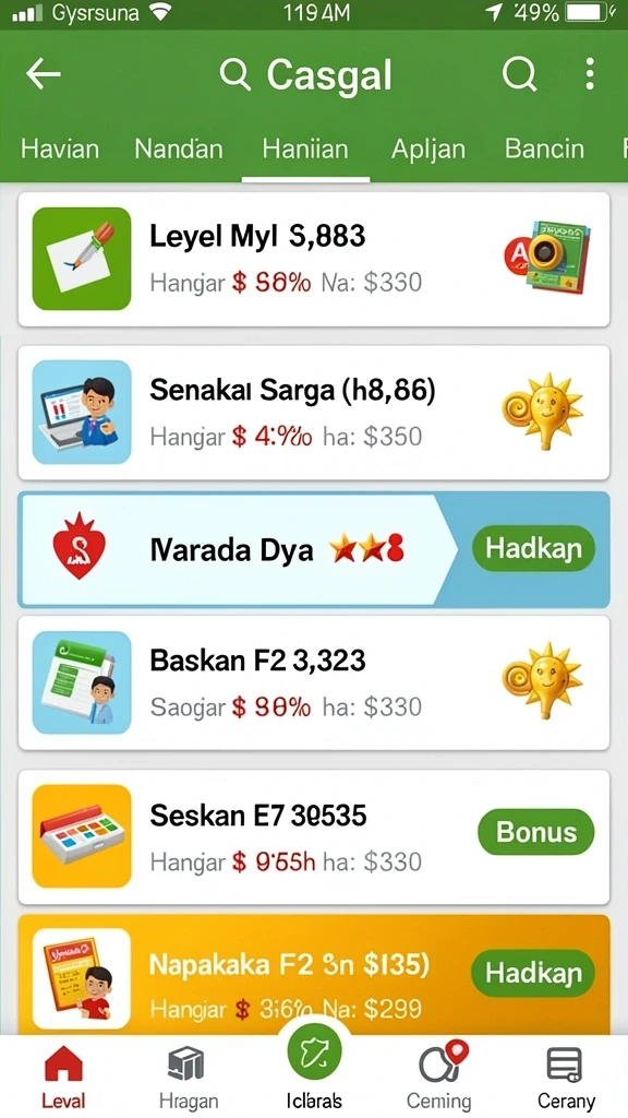 Detail grafis yang menawan dan menarik perhatian.