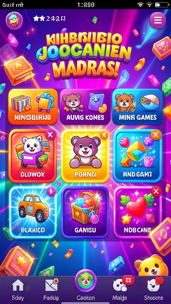 Tampilan menu pilihan karakter yang beragam dan menarik.