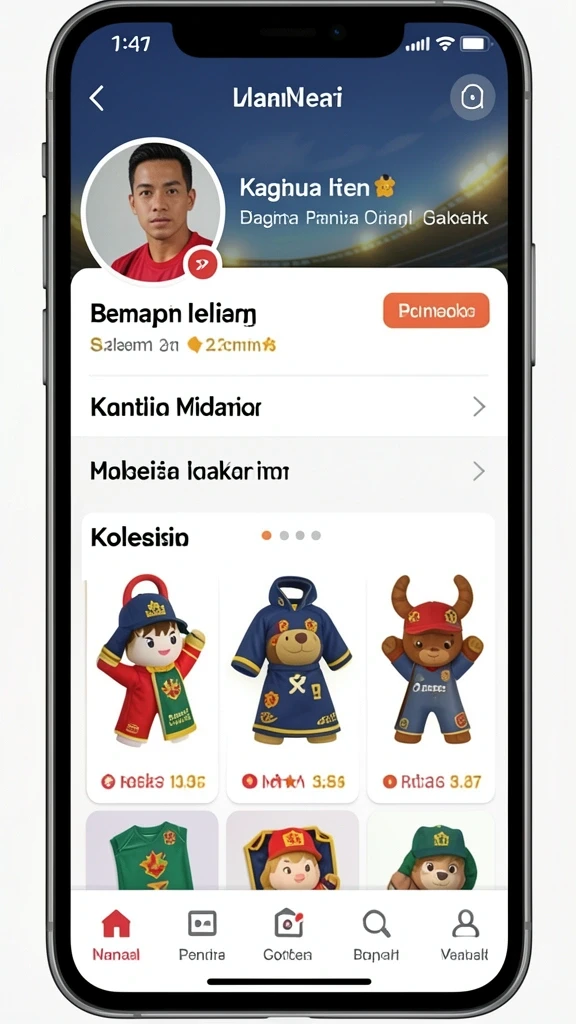 Tampilan antarmuka yang intuitif dan menarik.