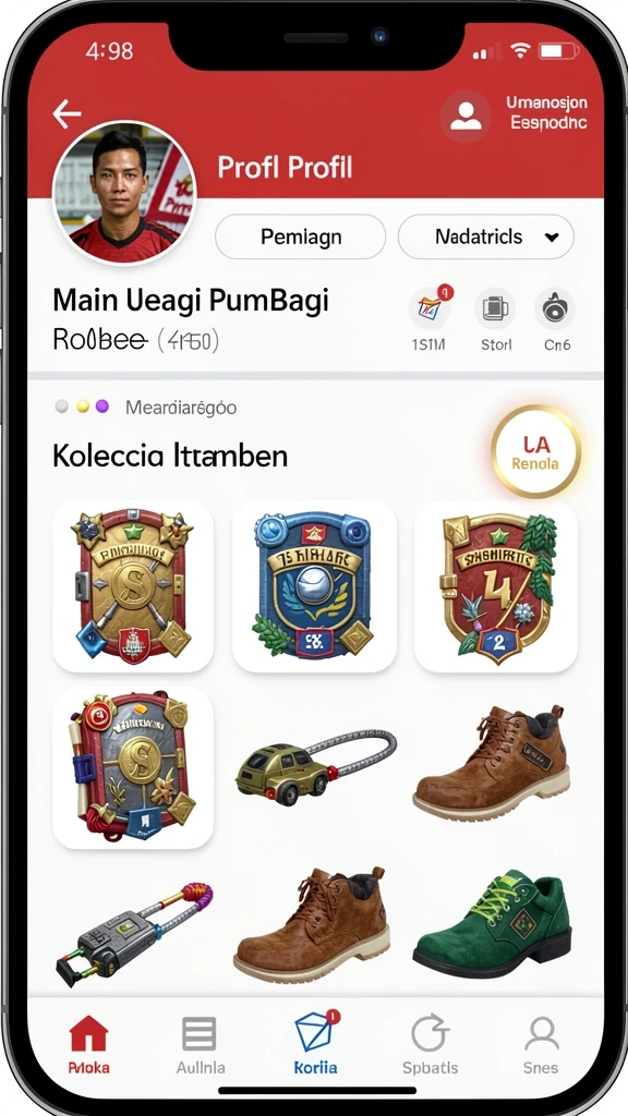 Screenshot menunjukkan pemandangan indah dalam permainan.
