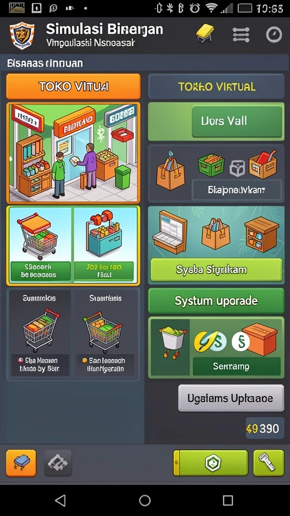 Screenshot menunjukkan fitur bonus yang menguntungkan.
