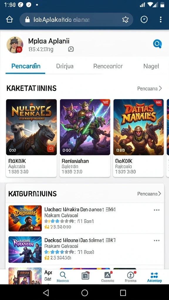 Tangkapan layar menunjukkan misi yang menantang dan grafik yang indah.