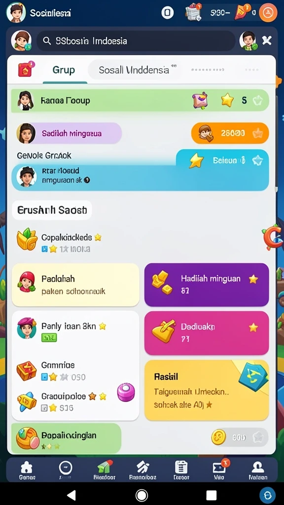 Tampilan antarmuka yang user-friendly dan menarik.