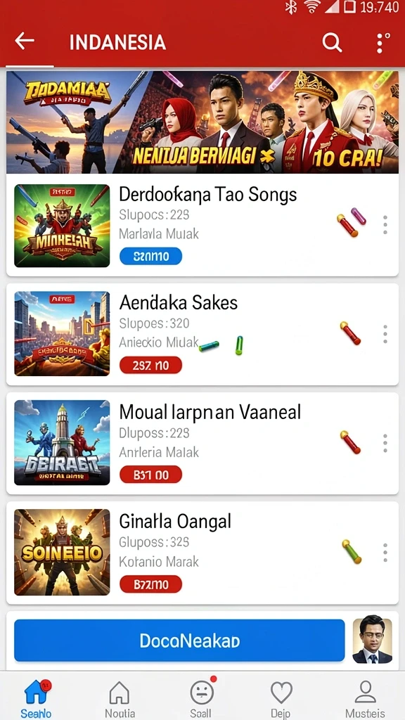 Tampilan antarmuka utama WINSLOT yang menarik dan mudah dinavigasi.