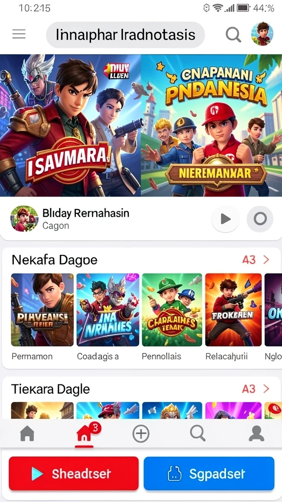 Tampilan grafis yang memukau saat menjelajahi dunia.